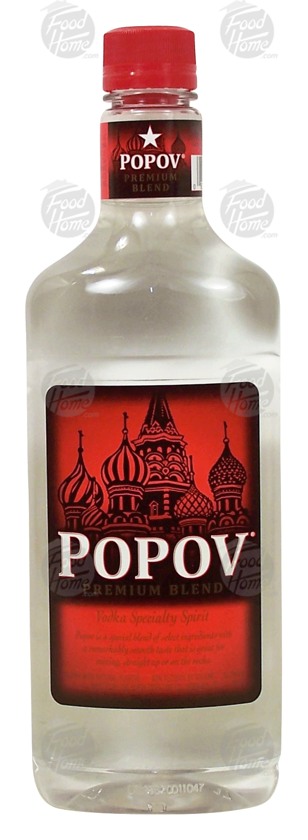 Popov&nbsp;Premium Blend&nbsp;vodka specialty spirit, 40% alc. by vol. Full-Size Picture